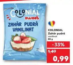 Kaufland COLONIAL Zahăr pudră vanilinat Ofertă