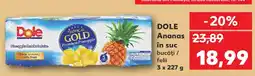 Kaufland DOLE Ananas în suc bucăți / felii Ofertă