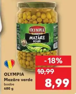 Kaufland OLYMPIA Mazăre verde boabe Ofertă
