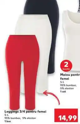 Kaufland Leggings 3/4 pentru femei Ofertă
