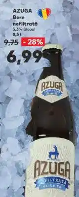 Kaufland AZUGA Bere nefiltrată Ofertă