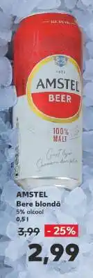 Kaufland AMSTEL Bere blondă Ofertă