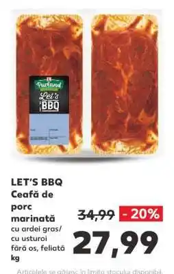 Kaufland LET’S BBQ Ceafă de porc marinată Ofertă