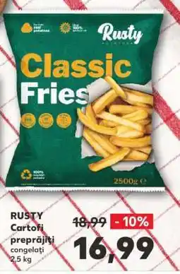 Kaufland RUSTY Cartofi prăjiți congelați Ofertă