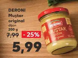 Kaufland DERONI Muștar original dijon Ofertă