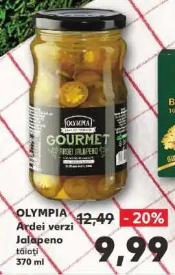 Kaufland OLYMPIA Ardei verzi Jalapeno Ofertă
