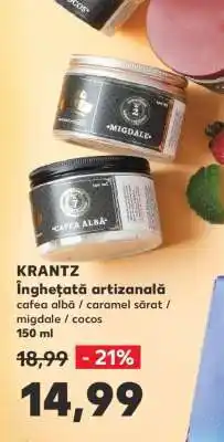 Kaufland KRANTZ Înghețată artizanală Ofertă