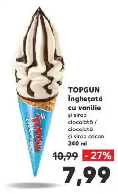 Kaufland TOPGUN Înghețată cu vanilie Ofertă