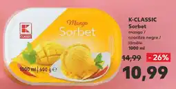 Kaufland K-CLASSIC Sorbet Ofertă