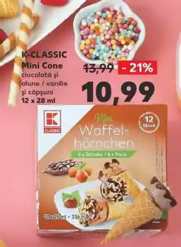 Kaufland K-CLASSIC Mini Cone Ofertă