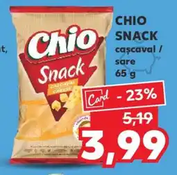 Kaufland CHIO Snack cașcaval / sare 65 g Ofertă