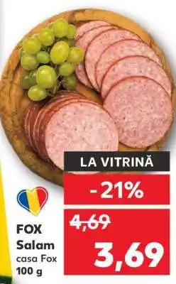 Kaufland FOX Salam Ofertă