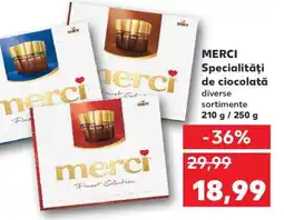 Kaufland MERCI Specialităţi de ciocolată Ofertă