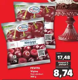 Kaufland FEVITA Vișine fără sâmburi 300 g Ofertă