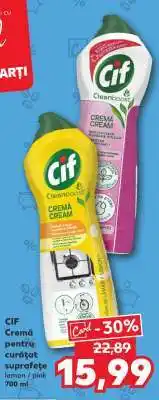 Kaufland CIF Cremă pentru curățat suprafețe Ofertă