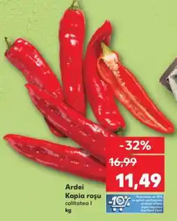 Kaufland Ardei Kapia roşu Ofertă