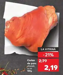 Kaufland Ciolan de porc afumat, cu os 100g Ofertă