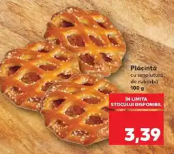 Kaufland Plăcintă cu umplutură de rubarbă Ofertă