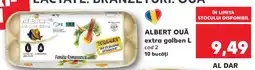 Kaufland ALBERT OUĂ extra galben L Ofertă
