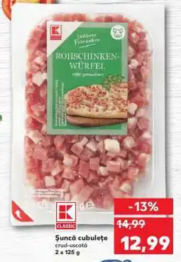 Kaufland Rohschinken-Würfel Ofertă