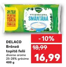 Kaufland DELACO Brânză topită felii Ofertă