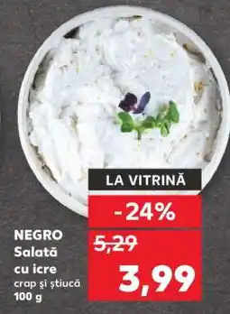 Kaufland NEGRU Salată cu icre crap și știucă Ofertă