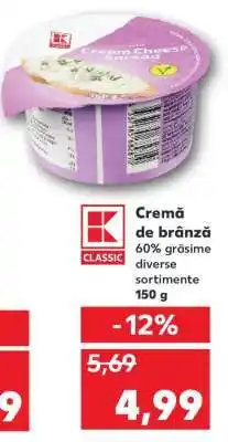 Kaufland Cremă de brânză Ofertă