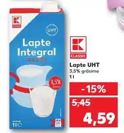 Kaufland Lapte UHT Ofertă