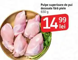 Supeco Pulpe superioare de pui dezosate fără piele Ofertă