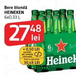 Supeco Bere blondǎ HEINEKEN Ofertă