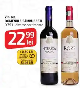 Supeco Vin sec DOMENIILE SÂMBURESTI Ofertă