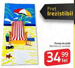 Supeco Prosop de plajă Ofertă