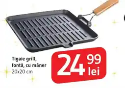 Supeco Tigaie grill, fontă, cu mâner Ofertă