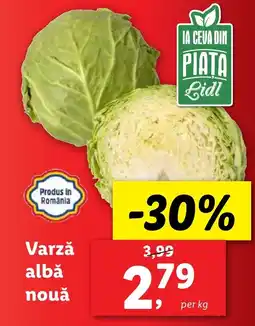 Lidl Varzǎ albǎ nouǎ Ofertă