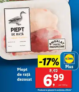 Lidl Piept de rață dezosat Ofertă