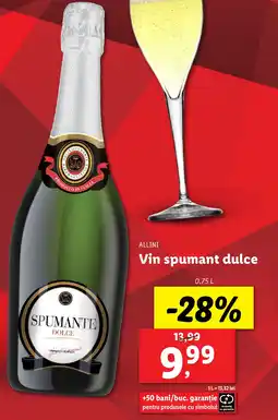 Lidl ALLINI Vin spumant dulce Ofertă