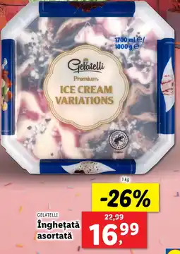 Lidl GELATELLI Îngheţată asortată Ofertă