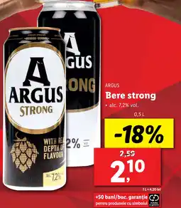 Lidl ARGUS Bere strong Ofertă