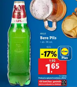 Lidl ARGUS Bere Pils Ofertă