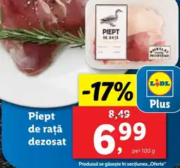 Lidl Piept de rață dezosat Ofertă