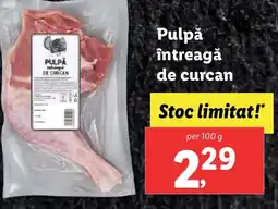 Lidl Pulpă întreagă de curcan Ofertă