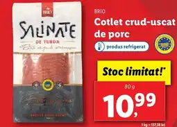Lidl BRIO Cotlet crud-uscat de porc Ofertă