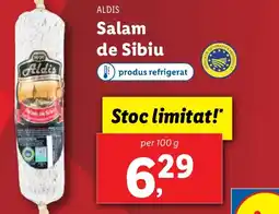 Lidl ALDIS Salam de Sibiu Ofertă