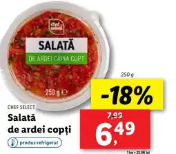 Lidl CHEF SELECT Salată de ardei copţi Ofertă