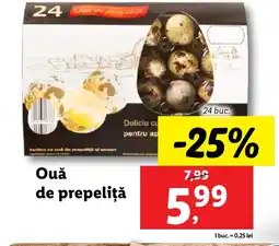 Lidl Oua de prepeliţă Ofertă