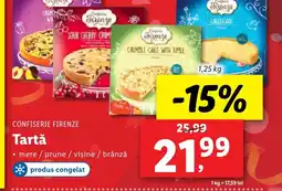Lidl CONFISERIE FIRENZE Tartǎ Ofertă