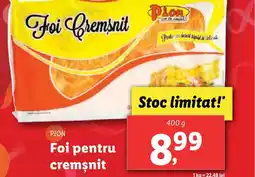 Lidl PION Foi pentru cremsnit Ofertă