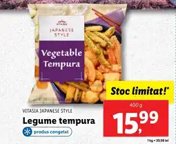 Lidl VITASIA JAPANESE STYLE Legume tempura Ofertă