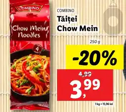 Lidl COMBINO Tăiţei Chow Mein Ofertă
