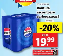 Lidl PEPSI REGULAR Băutură răcoritoare carbogazoasă Ofertă